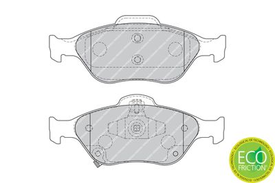 Brake Pad Set, disc brake FDB1890