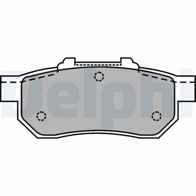 Brake Pad Set, disc brake LP1456