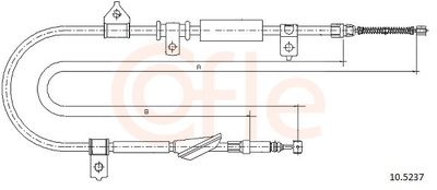 CABLU FRANA DE PARCARE