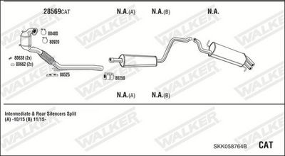 SISTEM DE ESAPAMENT WALKER SKK058764B