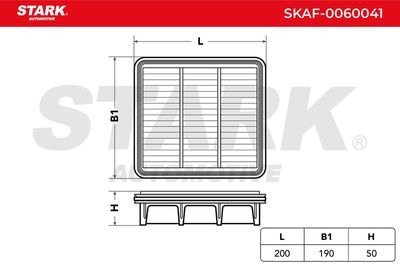 въздушен филтър STARK SKAF-0060041