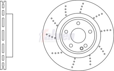 Fahren Brake Disc FBD6936