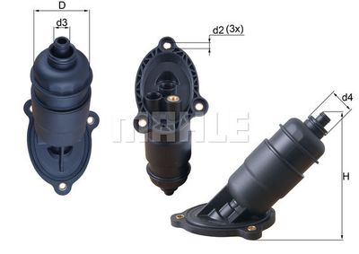 Hydraulikfilter, automatväxel KNECHT HX 155