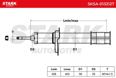 амортисьор STARK SKSA-0132127