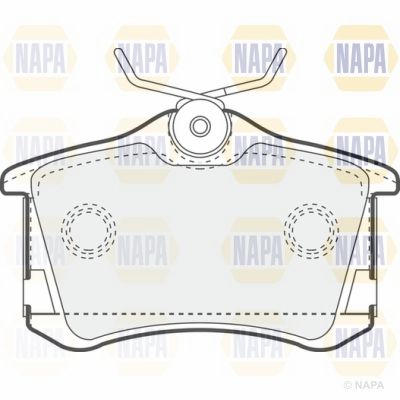 Brake Pad Set NAPA PBP7409