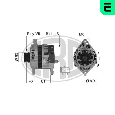 GENERATOR / ALTERNATOR ERA 210389A