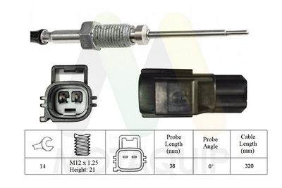 SENZOR TEMPERATURA GAZE EVACUARE
