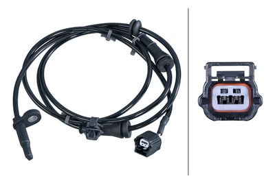 датчик, обороти на колелото HELLA 6PU 358 417-331
