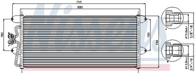 CONDENSATOR CLIMATIZARE NISSENS 94307 2