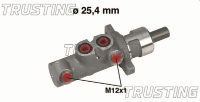 Главный тормозной цилиндр TRUSTING PF230 для FORD MONDEO