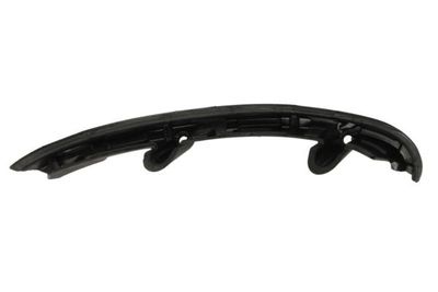 Grillestrip vooraan Voor Links (Binnen, abs, zwart) past: MERCEDES C-KLASA W205 12.18-02.21