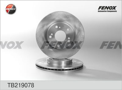Тормозной диск FENOX TB219078 для BYD F6