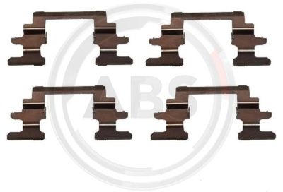 Zestaw akcesoriów, klocki hamulcowe A.B.S. 1236Q