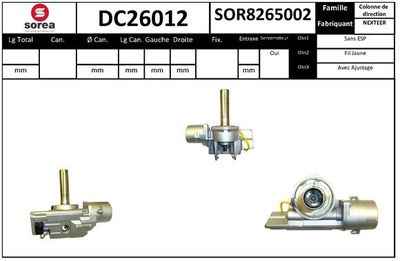LENKSäULE SNRA DC26012