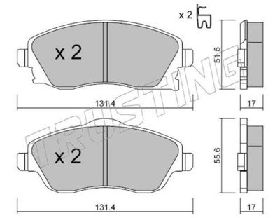 SET PLACUTE FRANA FRANA DISC TRUSTING 3490