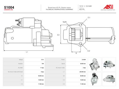 Štartér AS-PL S1004