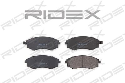 Комплект тормозных колодок, дисковый тормоз RIDEX 402B0048 для MITSUBISHI SANTAMO
