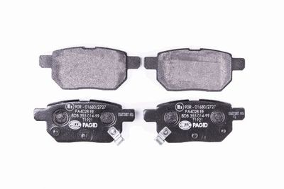 Комплект тормозных колодок, дисковый тормоз HELLA 8DB 355 014-991 для GREAT WALL TENGYI