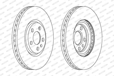 DISC FRANA FERODO DDF1165C 1