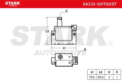 запалителна бобина STARK SKCO-0070037