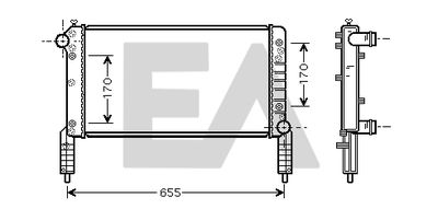 EACLIMA 31R25050 Крышка радиатора  для FIAT DOBLO (Фиат Добло)