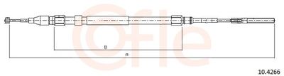 Cable Pull, parking brake 92.10.4266