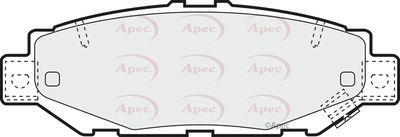 Brake Pad Set APEC PAD1018