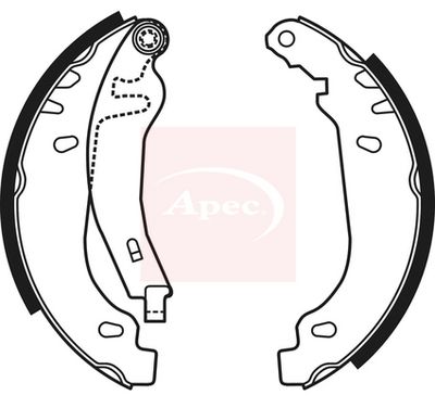 APEC Brake Shoe Set SHU659
