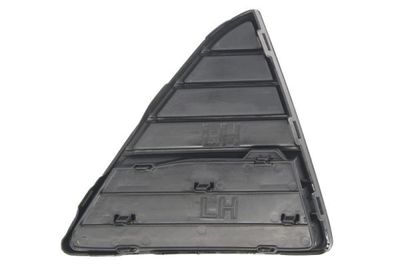 Voorbumper afdekking Voor Links (plastic, zwart/zwart glanzend) past: FORD FOCUS III 07.10-11.14