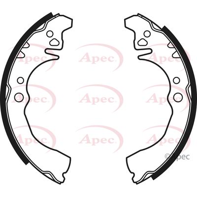 Brake Shoe Set APEC SHU605