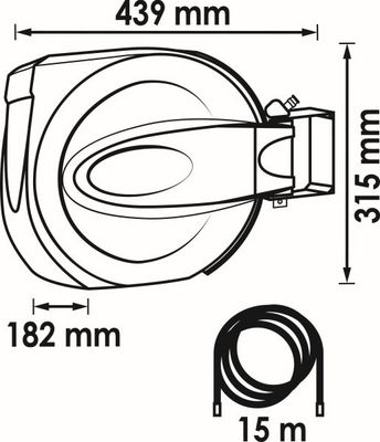 Vigor V7143-10 Naviják hadice