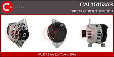 GENERATOR / ALTERNATOR CASCO CAL15153AS