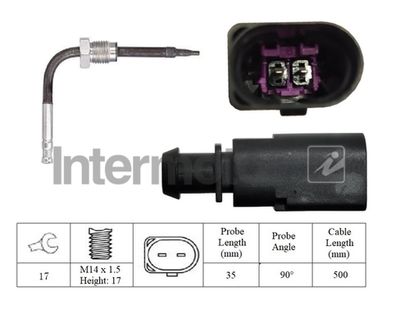 Sensor, exhaust gas temperature Intermotor 27443