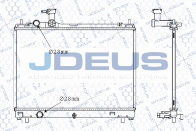 JDEUS M-0420360 Крышка радиатора для SUZUKI SWIFT V (AZ)