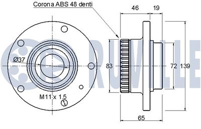 SET RULMENT ROATA RUVILLE 221191 1