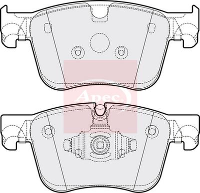 APEC Brake Pad Set, disc brake PAD2184