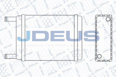 Теплообменник, отопление салона JDEUS M-2020000 для AUSTIN MINI