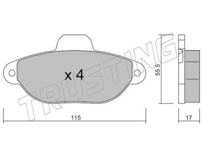 SET PLACUTE FRANA FRANA DISC TRUSTING 1621