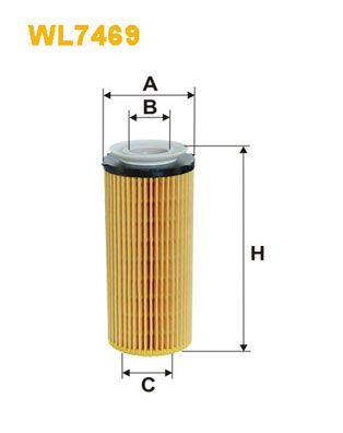 Oil Filter WIX FILTERS WL7469