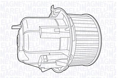 Вентилятор салона MAGNETI MARELLI 069412704010 для CITROËN DS3