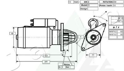 Стартер 3C952