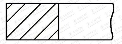 KOLBENRING GOETZE ENGINE 10MM001ST