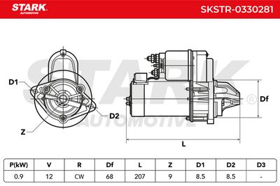 стартер STARK SKSTR-0330281