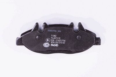 Комплект тормозных колодок, дисковый тормоз 8DB 355 010-651