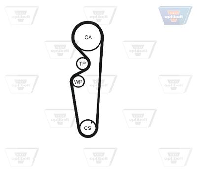 CUREA DE DISTRIBUTIE OPTIBELT ZRK1243 2
