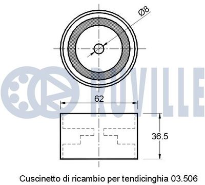 ROLA INTINZATOR CUREA DISTRIBUTIE RUVILLE 540746 1
