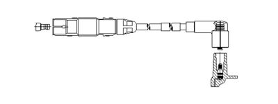 Провод зажигания BREMI 192/85 для VW SHARAN