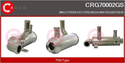 Chladič, recirkulace spalin CASCO CRG70002GS