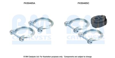 Zestaw montażowy, rura wydechowa BM CATALYSTS FK50465