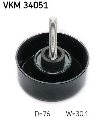 Deflection/Guide Pulley, V-ribbed belt VKM 34051